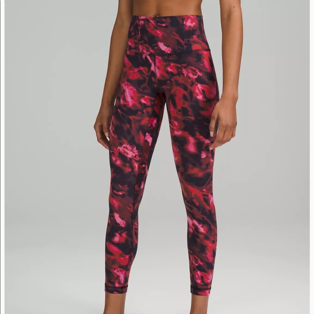 Lululemon Align‎ Pant 28" Intensity Pink Blossom size 4 NWT